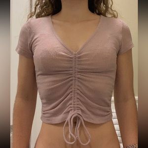 Urban Outfitters Out From Under Pink Ruched Top